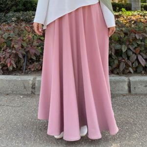 crepe klosh skirt