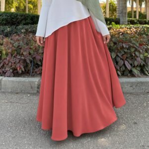 crepe klosh skirt