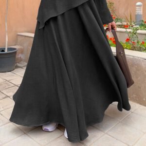 linen klosh skirt