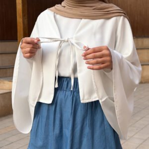 crepe lily blouse